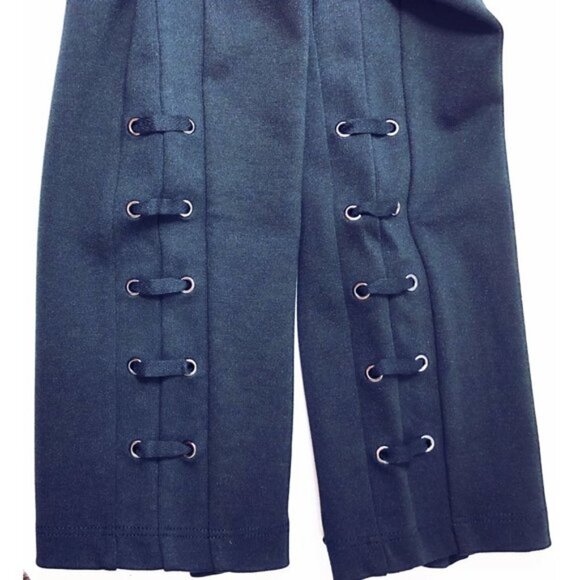 Simply Vera Wang Womens Black High Rise Knit Lace Up Leggings Plus Sz XXL New - Picture 4 of 8